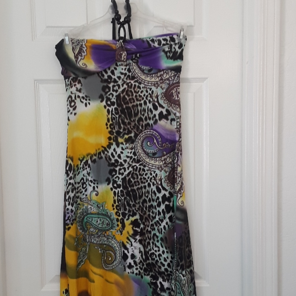 Cyn by Cynthia Mehra halter dress Size L